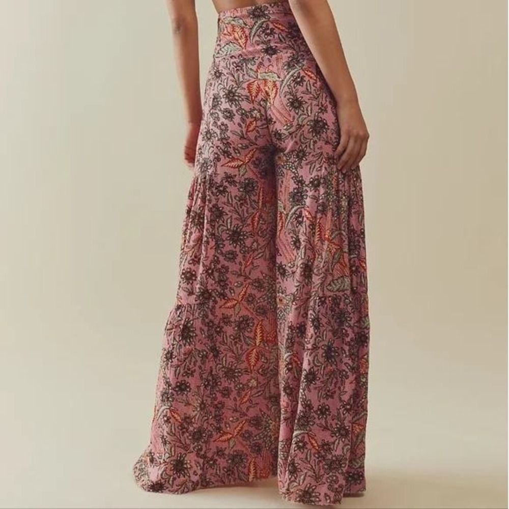 FP One Aloha Printed Wide-Leg Pants Medium - Picture 2 of 10